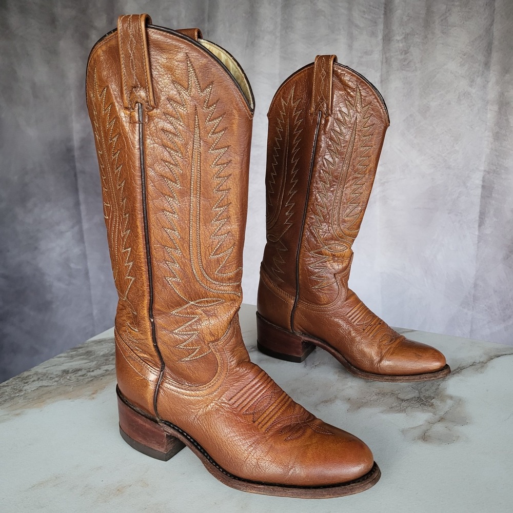 Dan Post Classic Western Boots Size 4 C Women's Wide